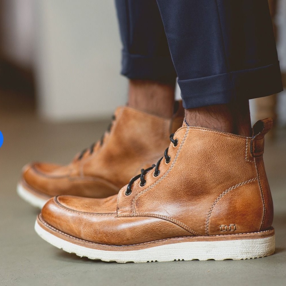 Bed Stu Tan Leather Men's Boots